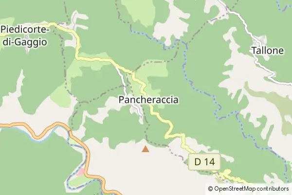 Karte Pancheraccia