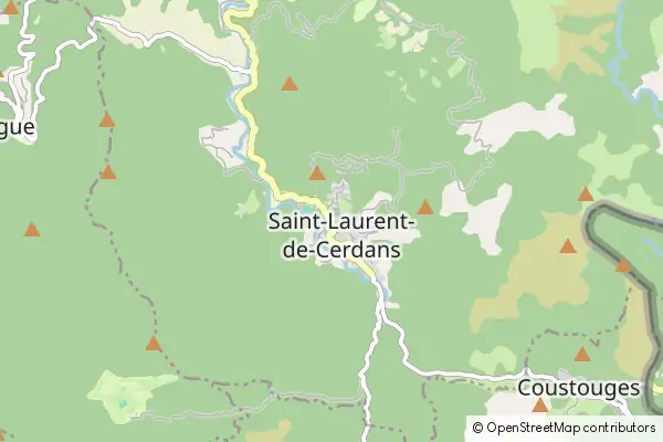 Karte Saint-Laurent-de-Cerdans