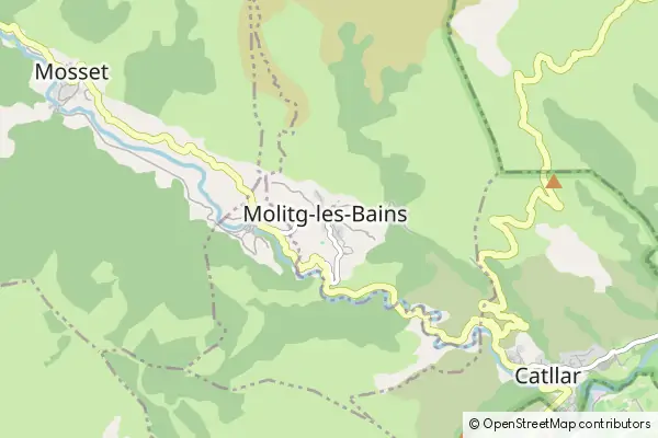 Karte Molitg-les-Bains