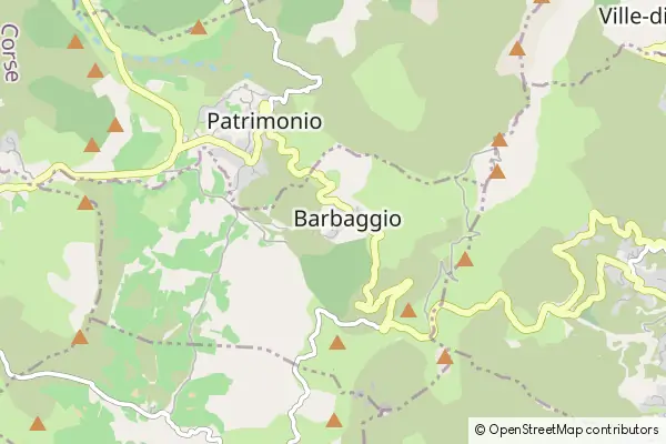 Karte Barbaggio