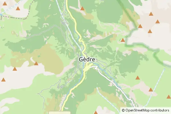 Karte Gèdre