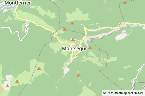 Karte Montségur