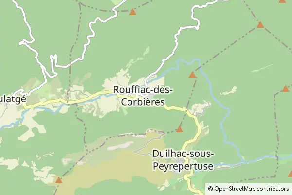 Karte Rouffiac-des-Corbières