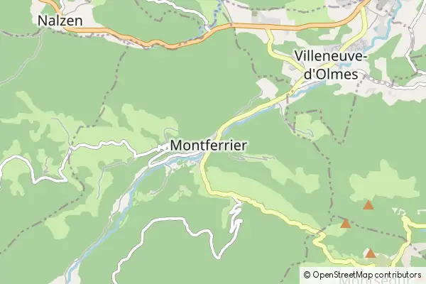 Karte Montferrier