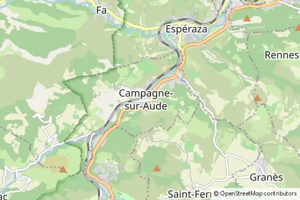 Karte Campagne-sur-Aude