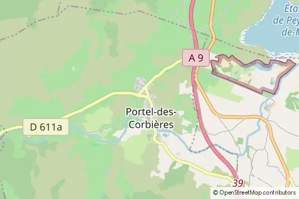 Karte Portel-des-Corbières