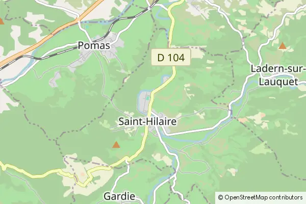 Karte Saint-Hilaire