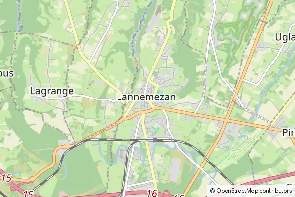 Karte Lannemezan