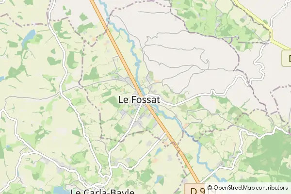 Karte Le Fossat