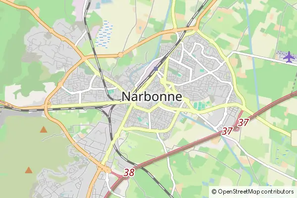 Karte Narbonne