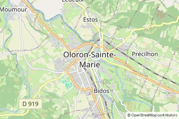 Karte Oloron-Sainte-Marie