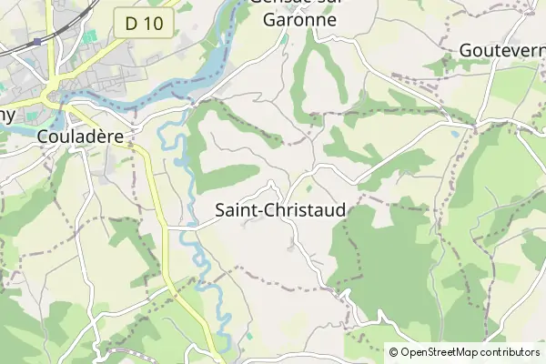 Karte Saint-Christaud