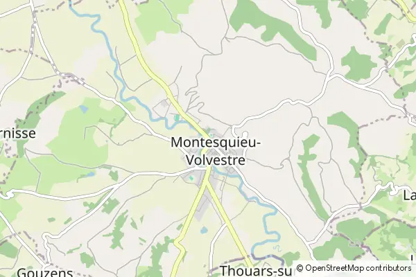 Karte Montesquieu-Volvestre