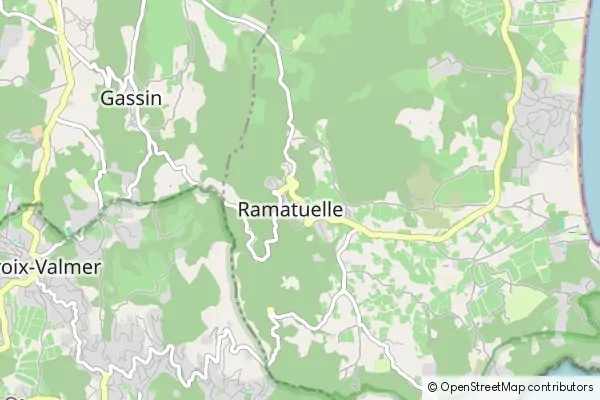 Karte Ramatuelle