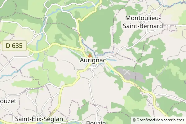 Karte Aurignac