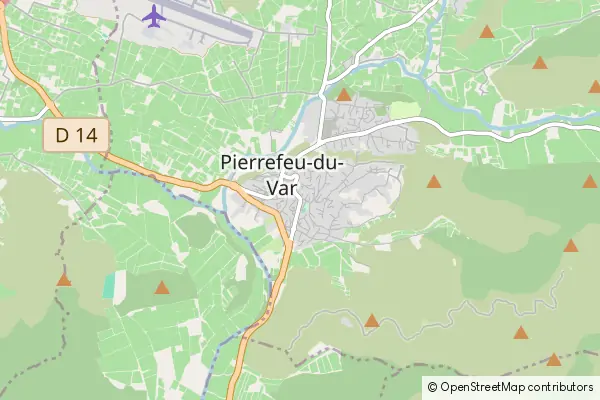 Karte Pierrefeu-du-Var