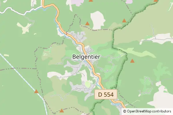 Karte Belgentier