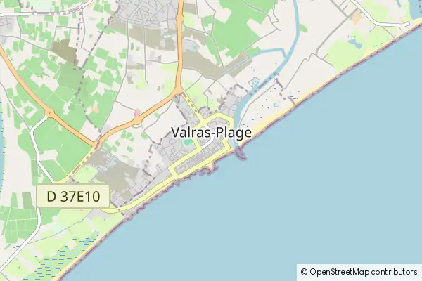 Karte Valras-Plage