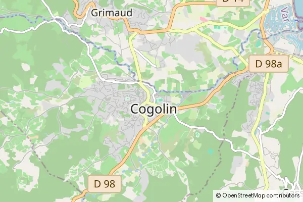 Karte Port Cogolin