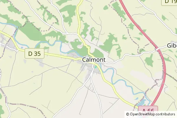 Karte Calmont