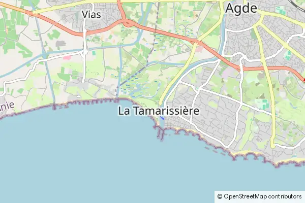 Karte La Tamarissière