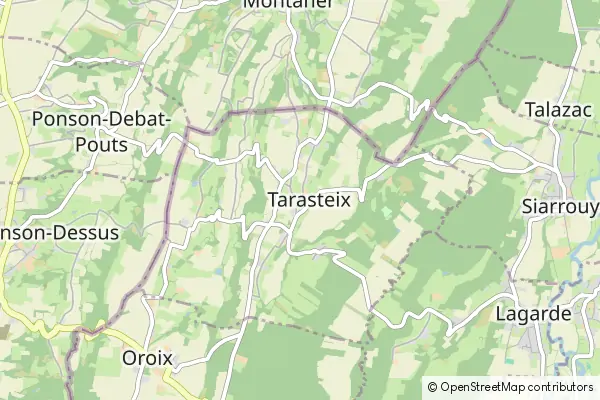 Karte Tarasteix