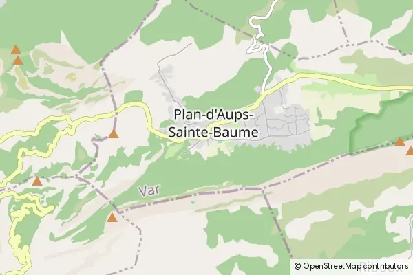 Karte Plan-d’Aups-Sainte-Baume