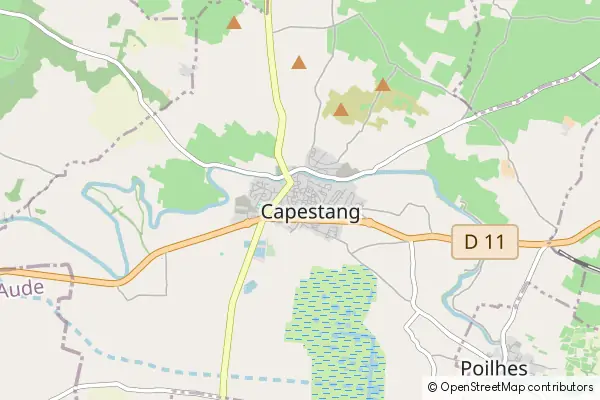 Karte Capestang