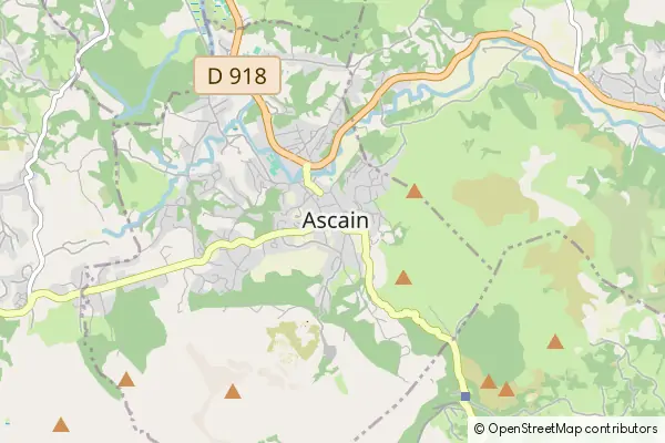 Karte Ascain