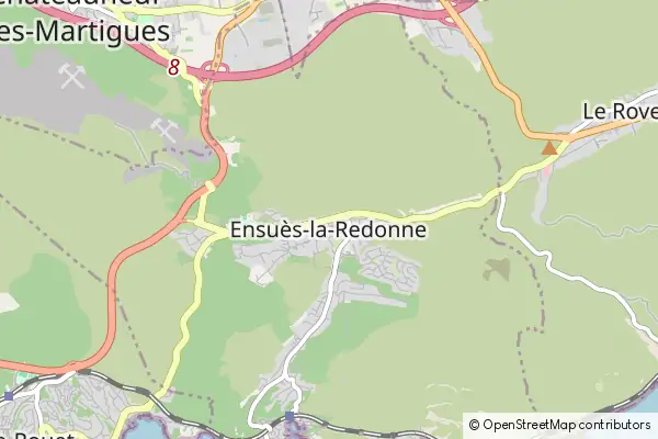 Karte Ensuès-la-Redonne