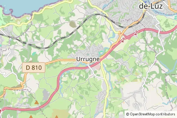 Karte Urrugne