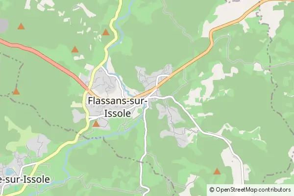 Karte Flassans-sur-Issole