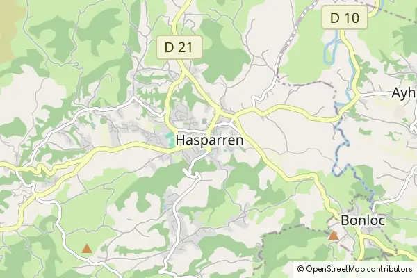 Karte Hasparren