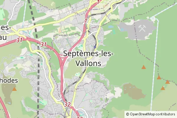 Karte Septèmes-les-Vallons