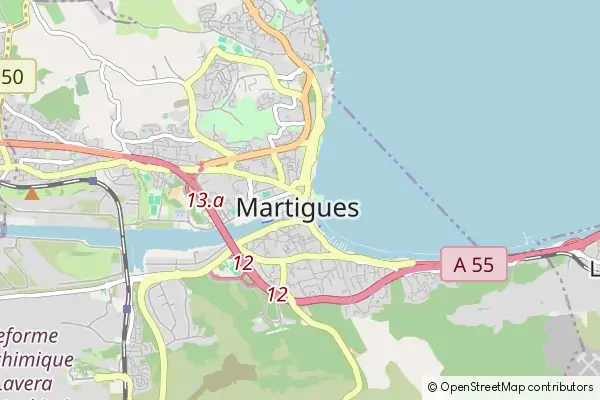 Karte Martigues