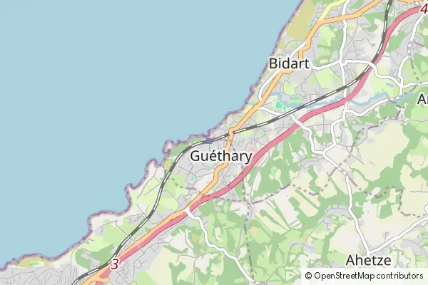 Karte Guéthary