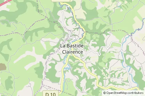 Karte La Bastide Clairence