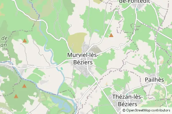 Karte Murviel-lès-Béziers