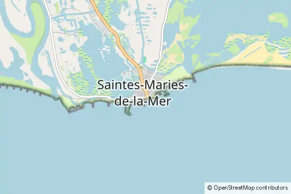 Karte Saintes-Maries-de-la-Mer