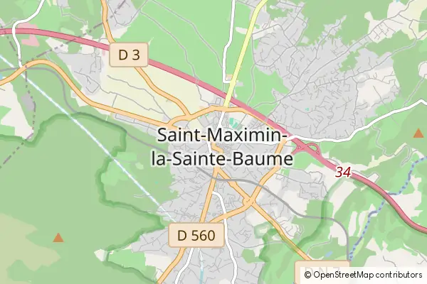 Karte Saint-Maximin-la-Sainte-Baume