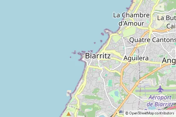 Karte Biarritz