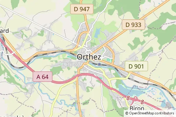 Karte Orthez