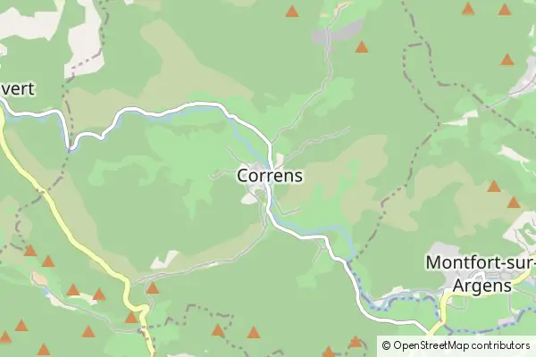 Karte Correns