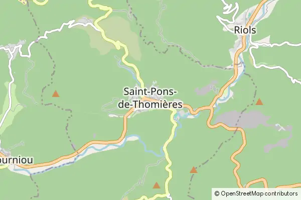 Karte Saint-Pons-de-Thomières