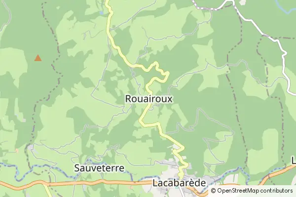 Karte Labastide-Rouairoux