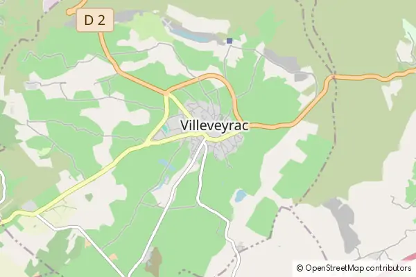 Karte Villeveyrac