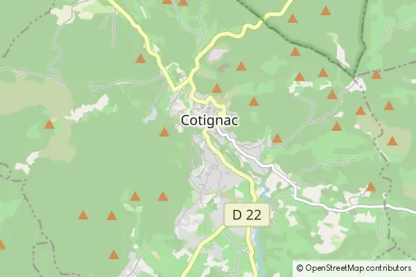 Karte Cotignac