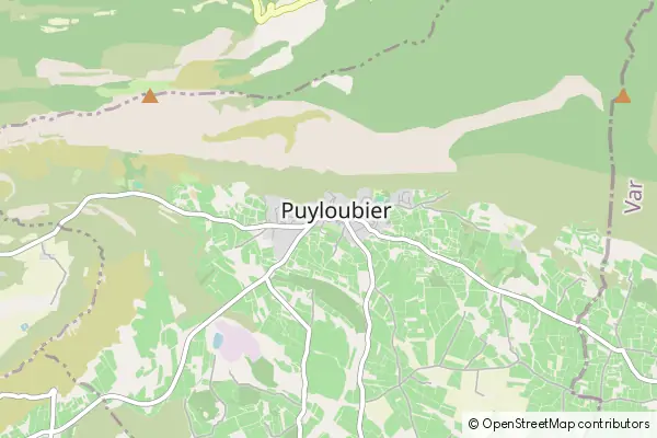 Karte Puyloubier