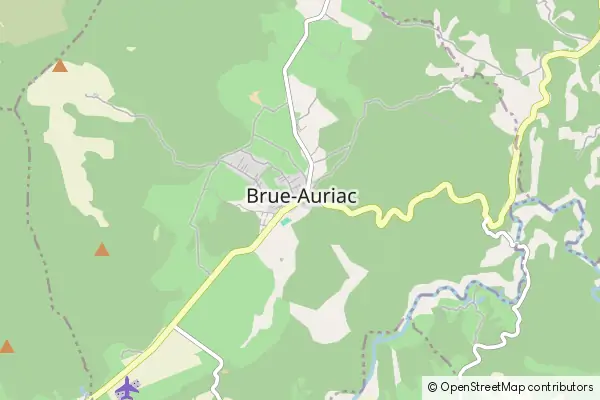 Karte Brue-Auriac