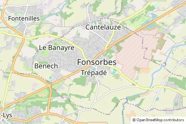 Karte Fonsorbes